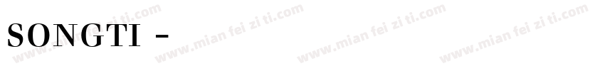songti 字体下载字体转换